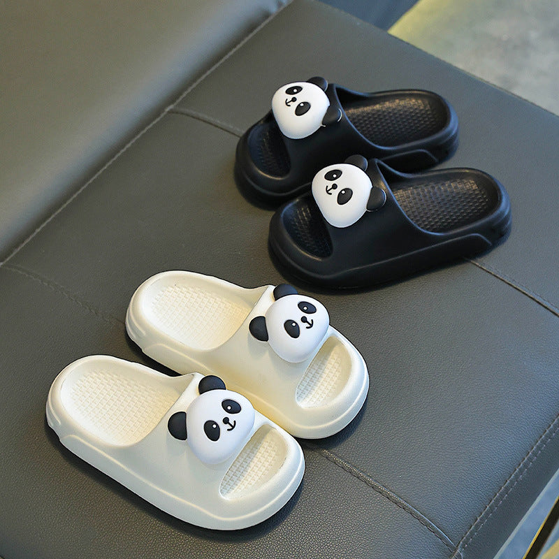 Children's Slippers Summer 2025 New Boys' Indoor Non-Slip Baby Home Slippers Girls Kids Panda Slippers