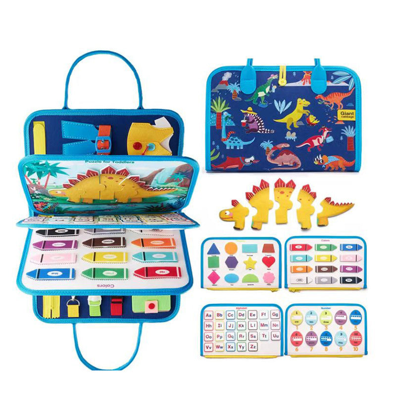 Felt Learning Board Children's Educational Early Education Board DIY Teaching Aids Infant Toys Busy Board Busy Board DIY