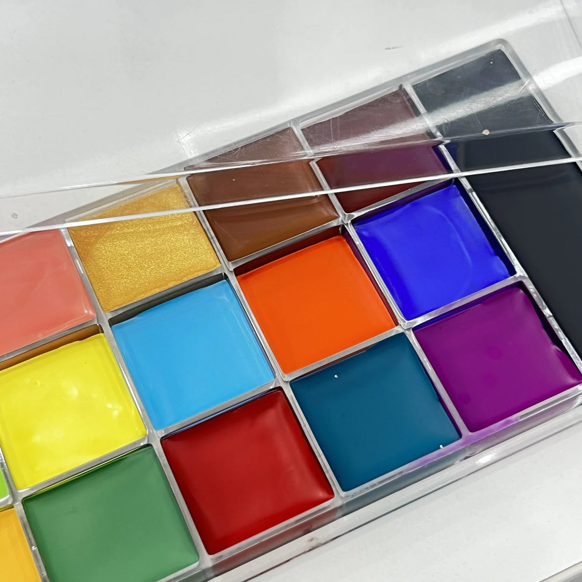 12/20 Colors Professional Face & Body Paint Palette ,Long Lasting, For Halloween SFX Special Effects & Cosplay Makeup
