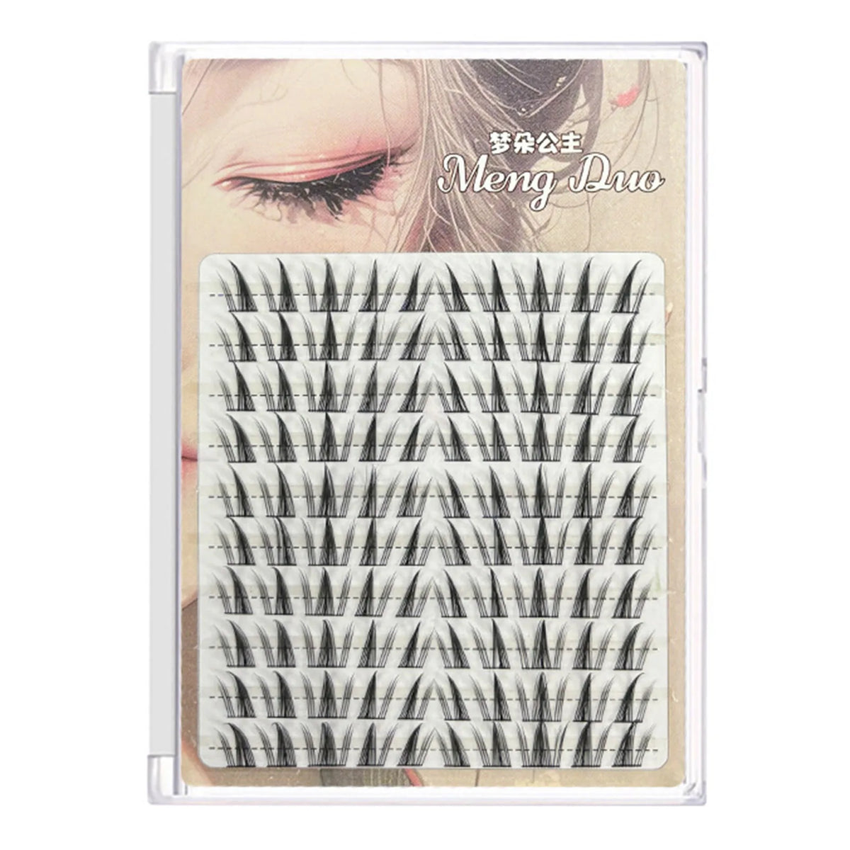 60/100pcs 3D Eyelash Extensions Curling Up Volume False Eyelashes DIY Cosplay Makeup for Women and Girls Cosmetic Supplies
