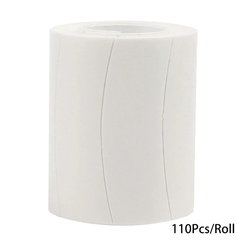 110Pcs/Roll Micro Eye Tape Pads Under Eyelash Extension Foam Patch Grafting Eyelashes Eyepads Non-woven Stickers Makeup Tool