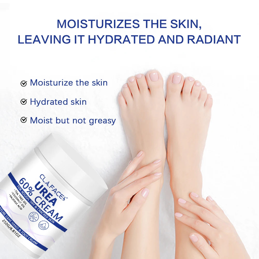 Family Size Autumn and Winter Uric Moisturize Smooth Skin Care, Fast Absorption Dry and Cracked Heel Treatment Removes Dead Skin