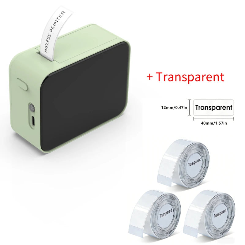 Marklife Thermal Label Printer P15 Mini Protable Bluetooth Wireless Label Printer For Office Kitchen School To Gift/Diy Creative