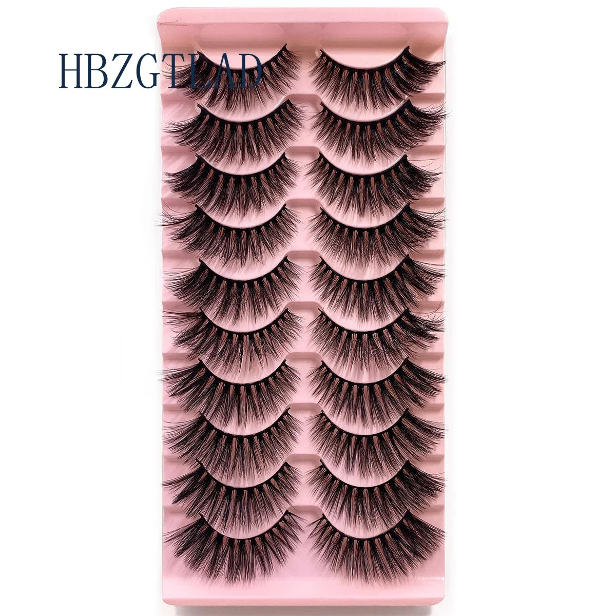 NEW 10 Pairs 100% Real Fake Mink Eyelashes 3D Natural False Eyelashes 3D Mink Lashes Soft Eyelash Extension Makeup Kit Cilios H1