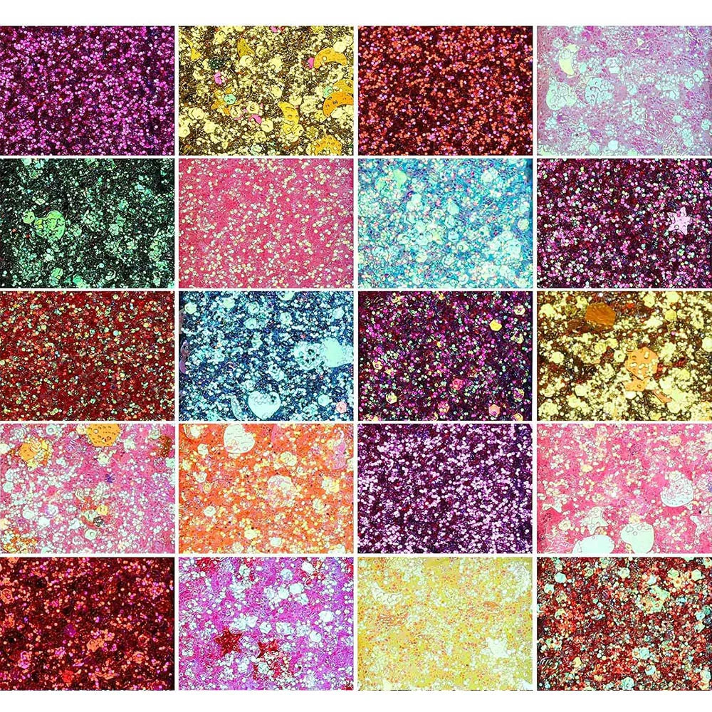 40 Colors Glitter Palette Face Glitter for Women Sparkling Eye Hair Body Paint Glitter Gel for Halloween Christmas