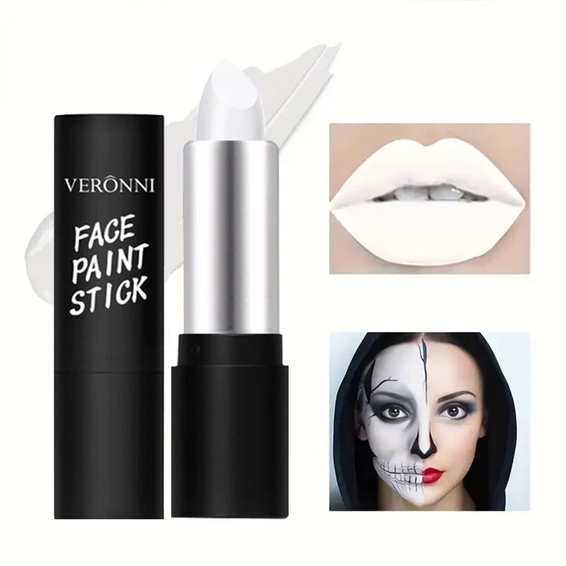 6 Colors Face Body Paint Stick Cream Eyeblack Tube Body Painting Blendable Sticks For Halloween Cosplay Joker Face Paint Makeup