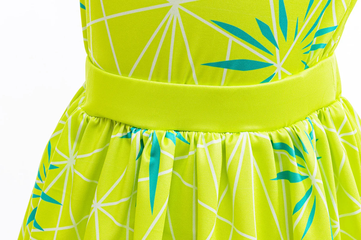 Emotion Drama Animated Film Costume Play Joy Cosplay Dress 2025 Kid Cartoon Movie Role Playing Princess Frock Halloween Apparel