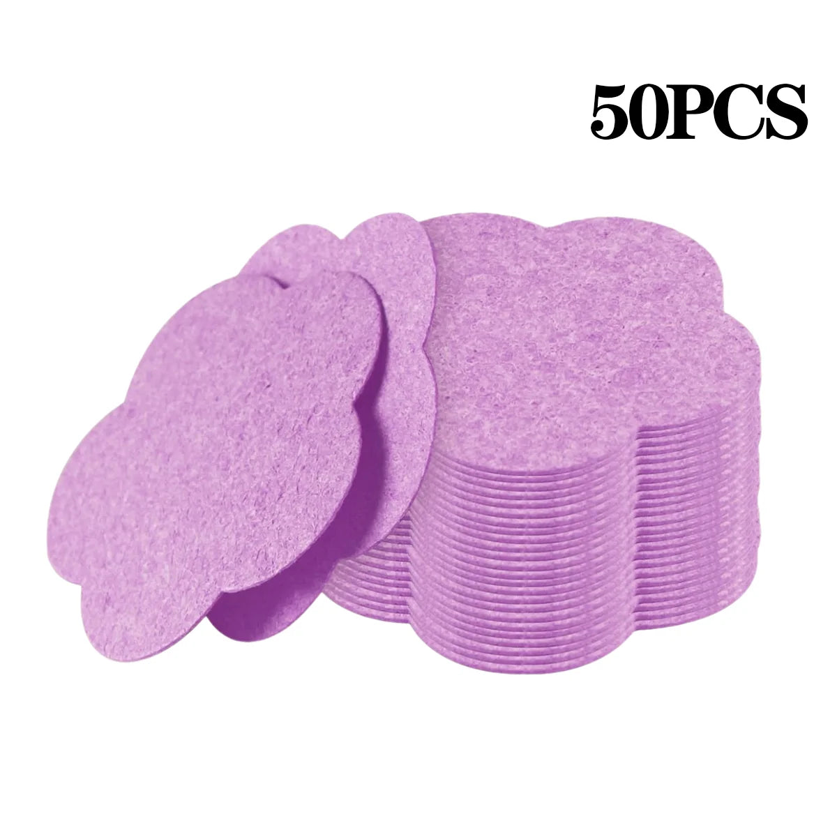 1-50PCS Compressed Wood Pulp Facial Sponges Flower Shape Exfoliating Face Cleanser Pads Makeup Remover Skin Care