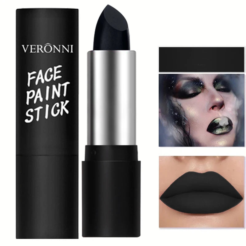 6 Colors Face Body Paint Stick Cream Eyeblack Tube Body Painting Blendable Sticks For Halloween Cosplay Joker Face Paint Makeup