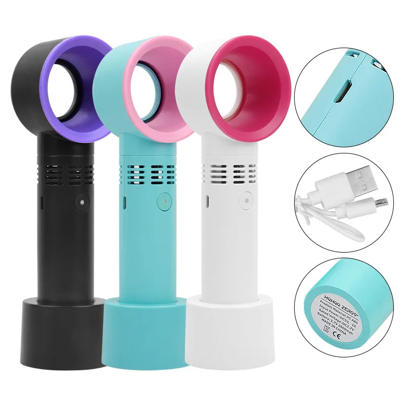 Usb Charging Eyelashes Dryer Plant False Lashes Bladeless Fan Grafted Eyelashes Dedicated Dryer for Women Beauty Makeup Tools