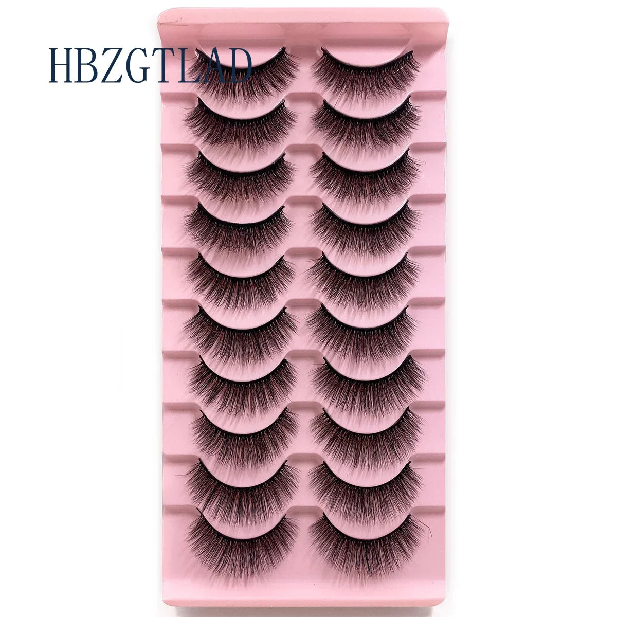 NEW 10 Pairs 100% Real Fake Mink Eyelashes 3D Natural False Eyelashes 3D Mink Lashes Soft Eyelash Extension Makeup Kit Cilios H1