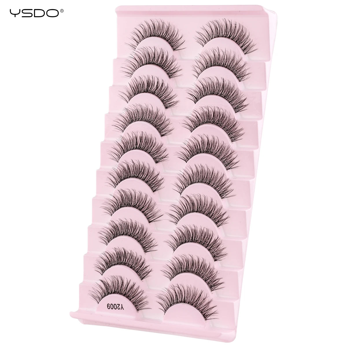 YSDO Half Eyelashes 3/10 Pairs Natural Full False Eyelashes 3D Lashes Cat Eye Fake Eyelashes Extension Faux Cils Makeup Tools