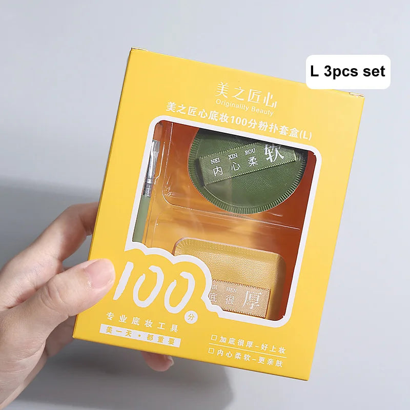 Ultra-thick Makeup Sponge Puff Beauty Powder Sponge Foundation Professional Soft Face Cosmetic Puff Base Makeup Beauty Tools Set