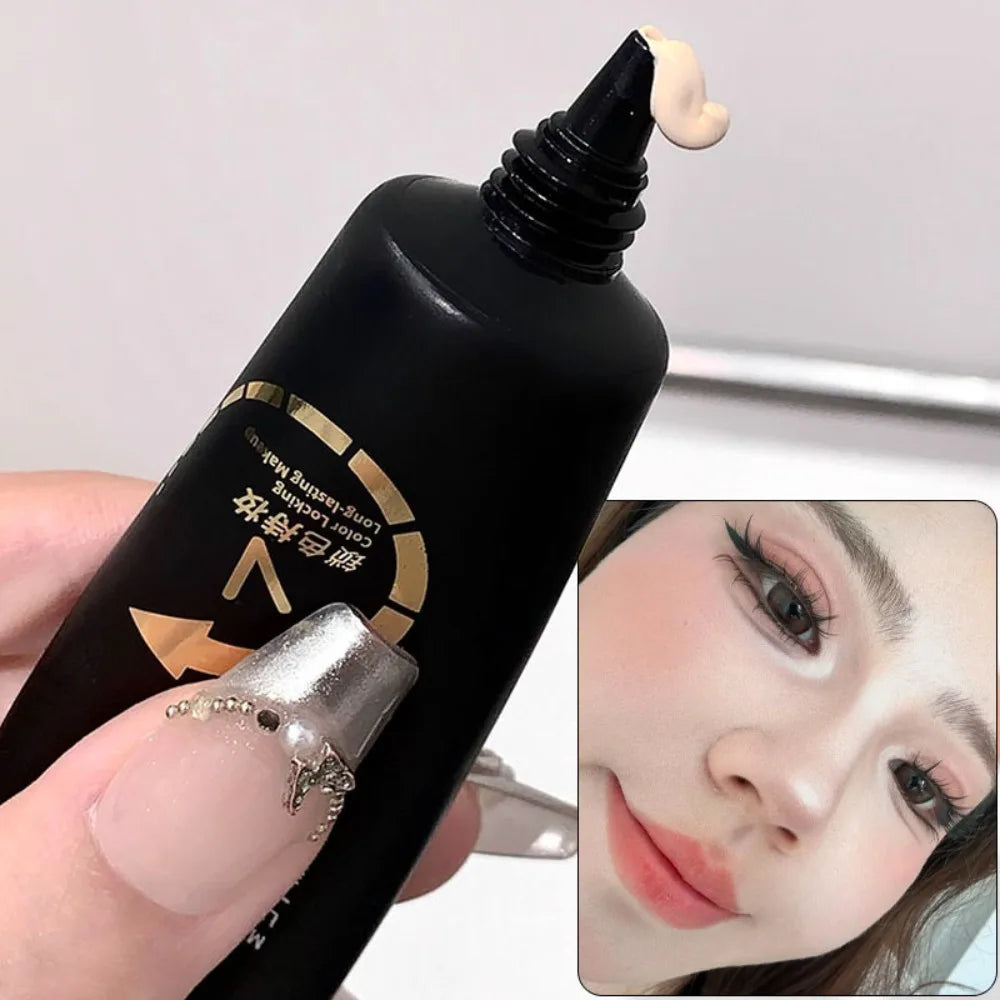 White Liquid Foundation for Halloween Goth Makeup Waterproof Full Coverage White Foundation Cosplay High Concealer Face Paint