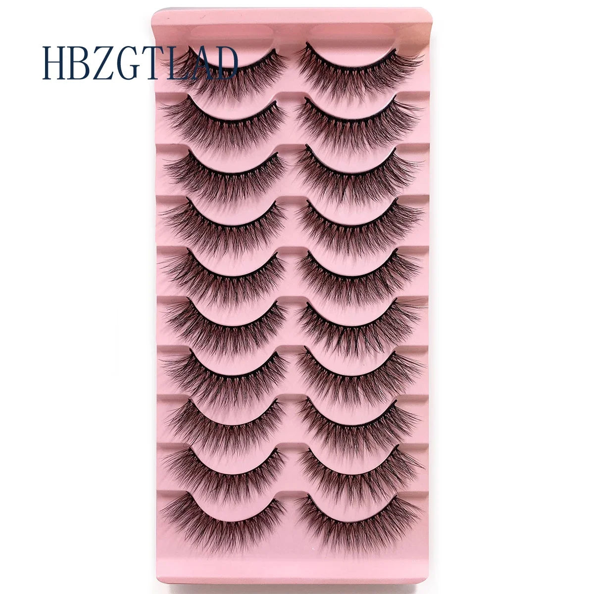 NEW 10 Pairs 100% Real Fake Mink Eyelashes 3D Natural False Eyelashes 3D Mink Lashes Soft Eyelash Extension Makeup Kit Cilios H1