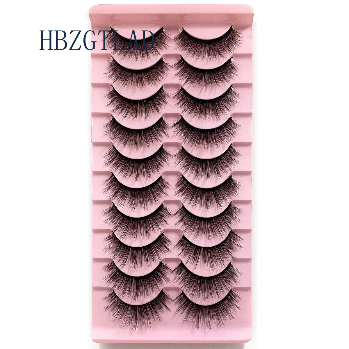 NEW 10 Pairs 100% Real Fake Mink Eyelashes 3D Natural False Eyelashes 3D Mink Lashes Soft Eyelash Extension Makeup Kit Cilios H1