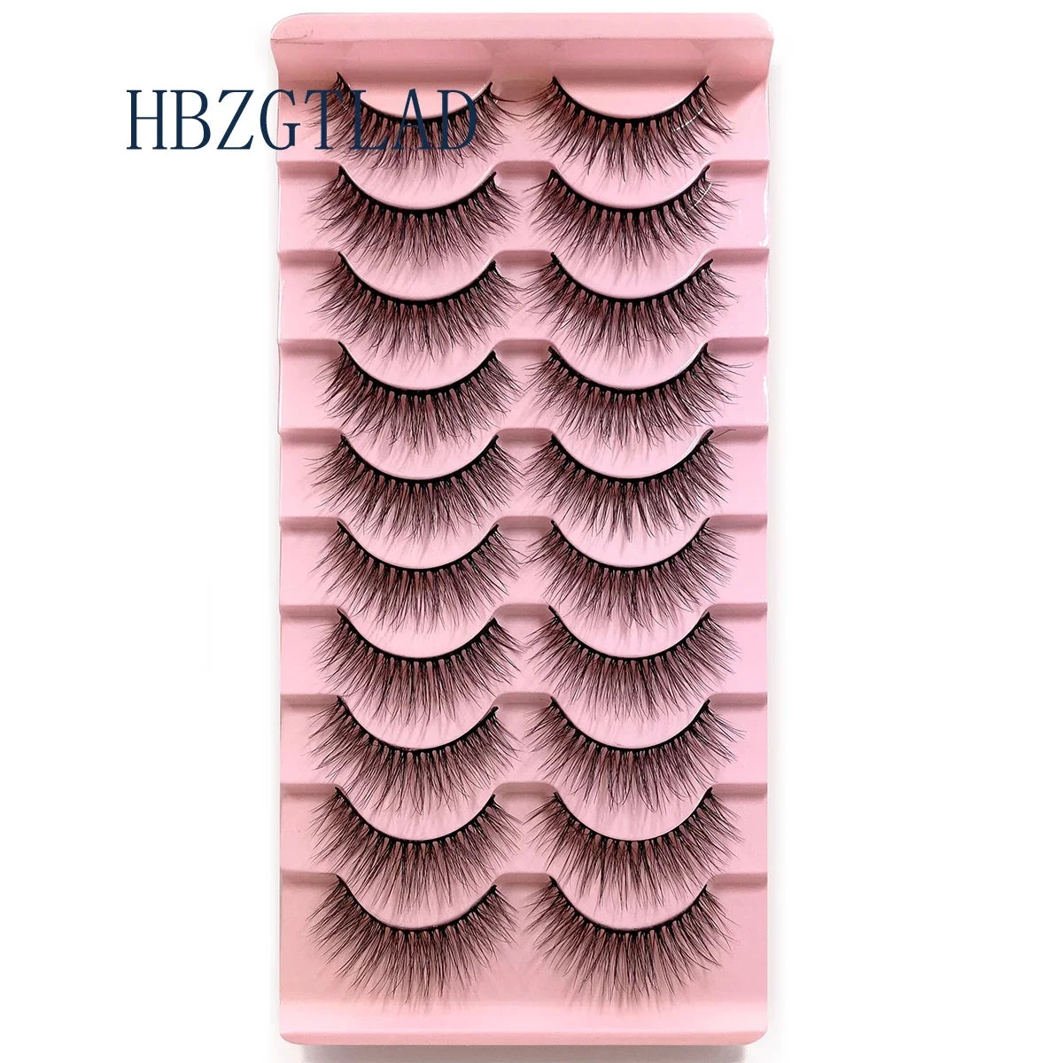 NEW 10 Pairs 100% Real Fake Mink Eyelashes 3D Natural False Eyelashes 3D Mink Lashes Soft Eyelash Extension Makeup Kit Cilios H1