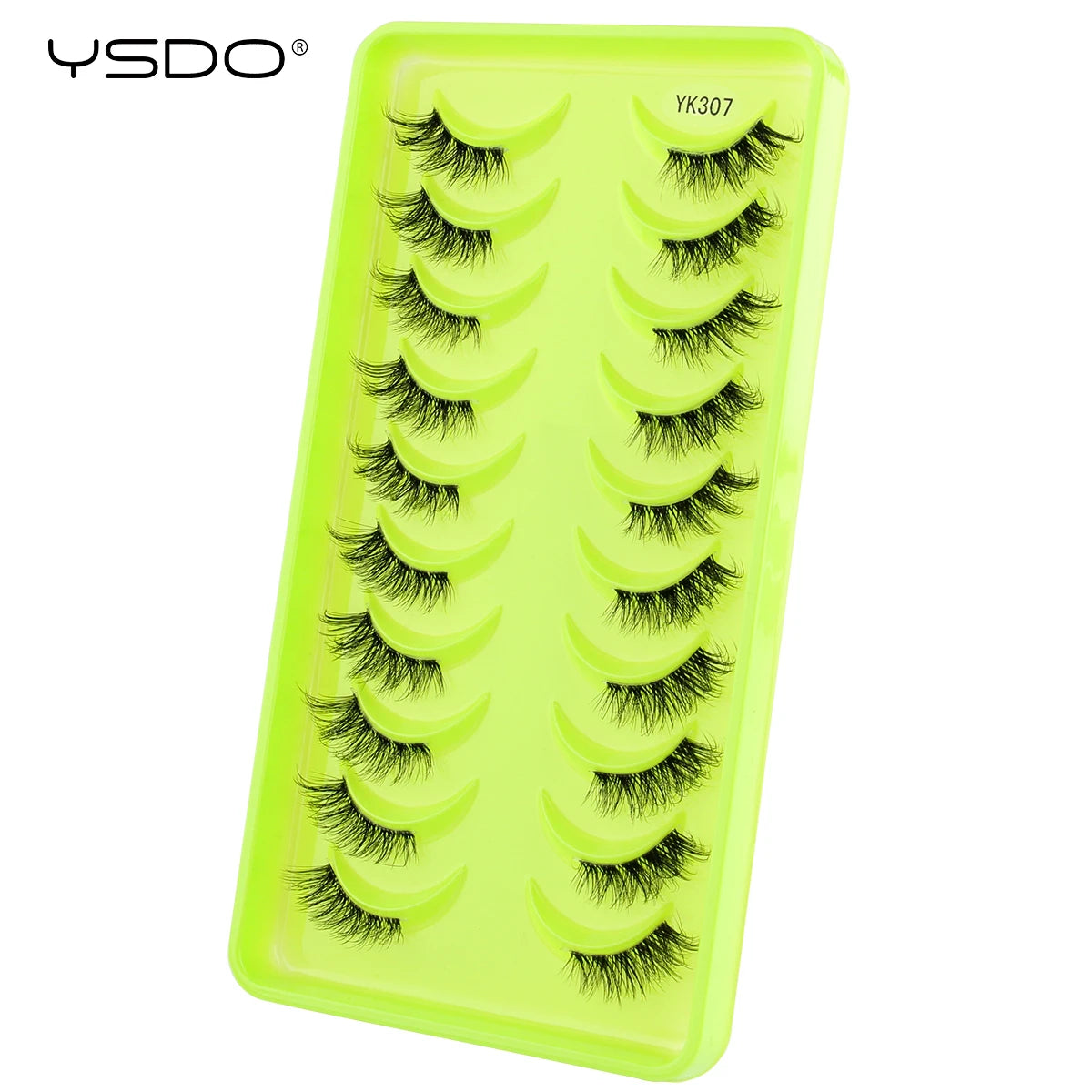 YSDO Half Eyelashes 3/10 Pairs Natural Full False Eyelashes 3D Lashes Cat Eye Fake Eyelashes Extension Faux Cils Makeup Tools