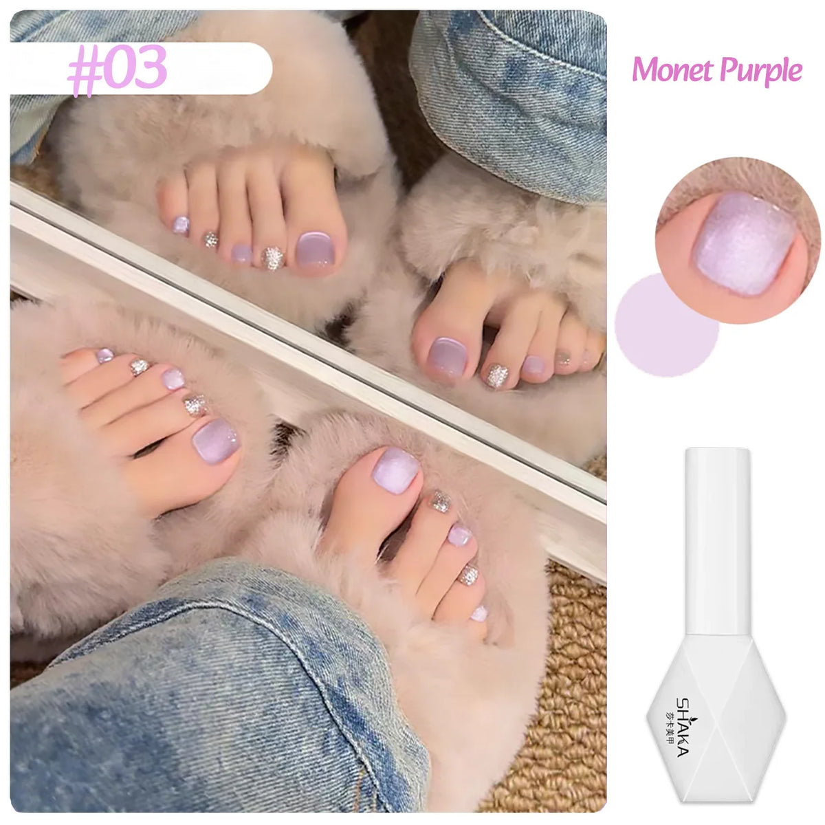 WS 10ml 6-Color Silver Water Light Cat Magnetic Gel Nail Polish Nail Supplies Vernis Semi Permanent Gel for Fall Winter Nails