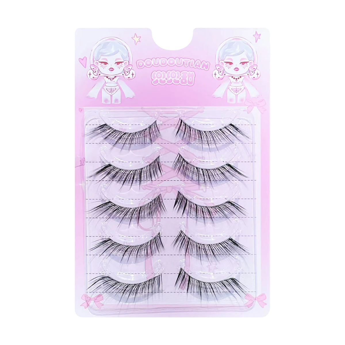One-Piece Long Strip False Eyelashes Spicy Girl DIY Cosplay Wispy Strip Eyelashes Makeup Tool