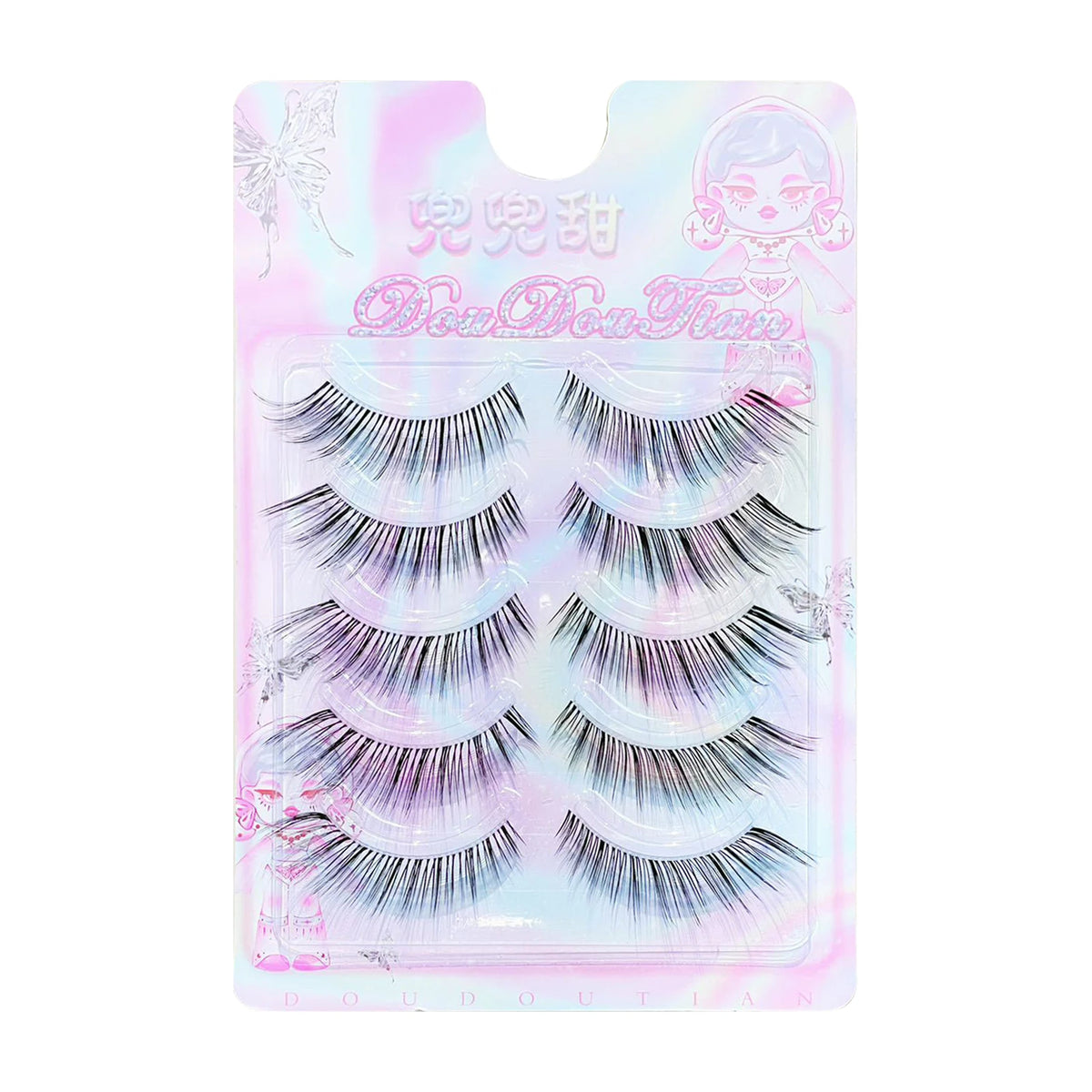 One-Piece Long Strip False Eyelashes Spicy Girl DIY Cosplay Wispy Strip Eyelashes Makeup Tool