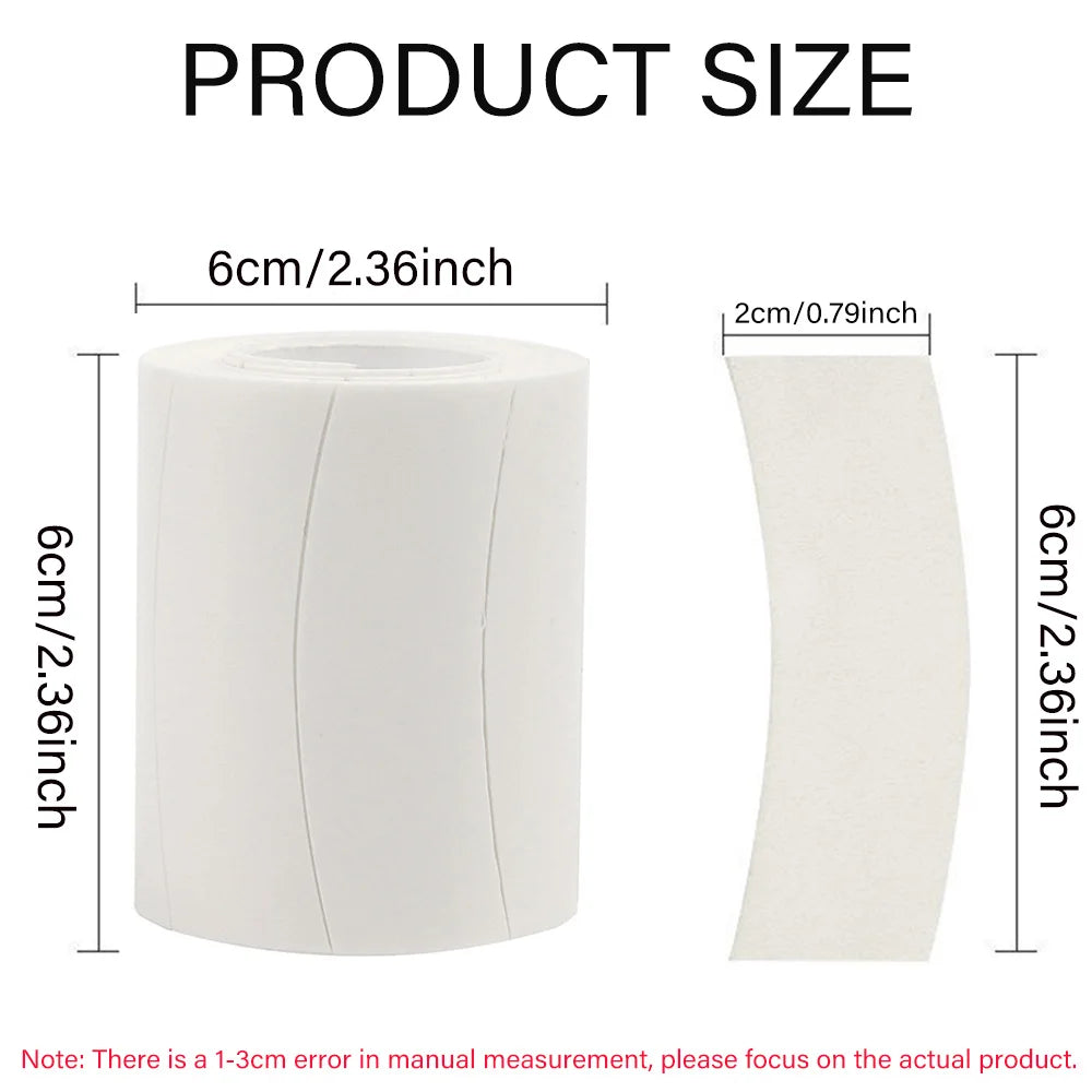 110Pcs/Roll Micro Eye Tape Pads Under Eyelash Extension Foam Patch Grafting Eyelashes Eyepads Non-woven Stickers Makeup Tool