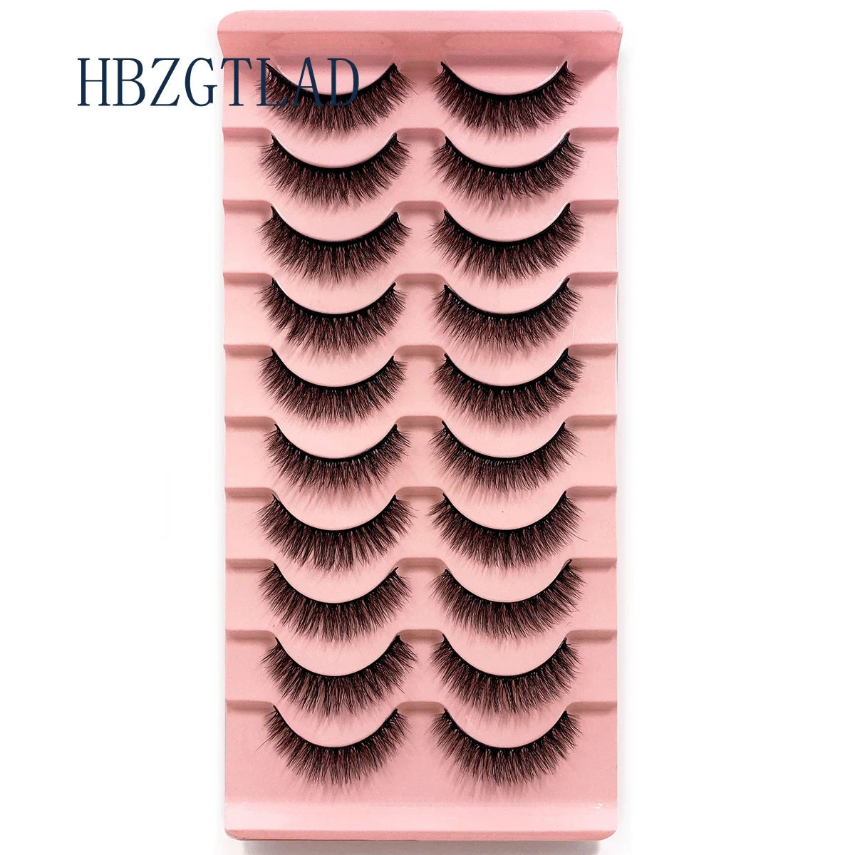 NEW 10 Pairs 100% Real Fake Mink Eyelashes 3D Natural False Eyelashes 3D Mink Lashes Soft Eyelash Extension Makeup Kit Cilios H1