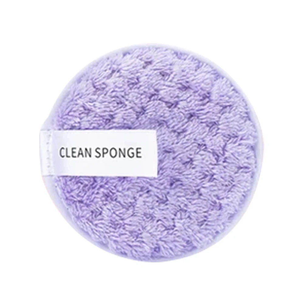 4pcs Makeup Remover Microfiber Cotton Pad Cosmetics Washable Makeup  Towel Cleaning Sponge Skin Care Tool Washcloth