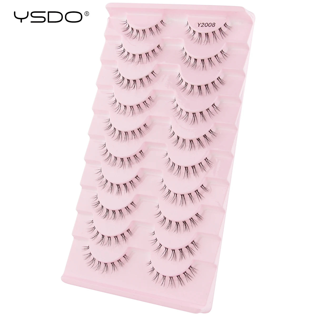 YSDO Half Eyelashes 3/10 Pairs Natural Full False Eyelashes 3D Lashes Cat Eye Fake Eyelashes Extension Faux Cils Makeup Tools