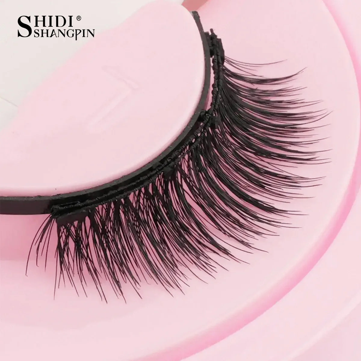 Magnetic Eyelashes No Glue Needed Reusable Natural Look 3D Faux Mink Lashes Easy Apply Magnetic Lashes Set for Eye Makeup Tool