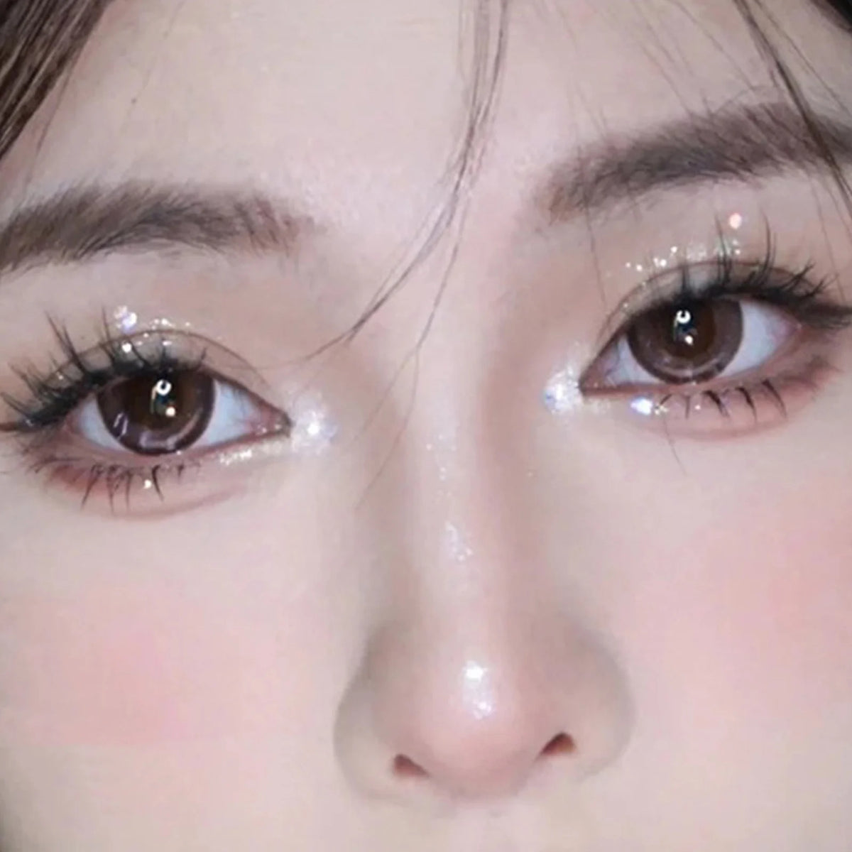 5 Pairs Sunflower False Eyelashes Transparent Stem Natural Manga Lashes Anime Wispy Eyelashes Extension Makeup