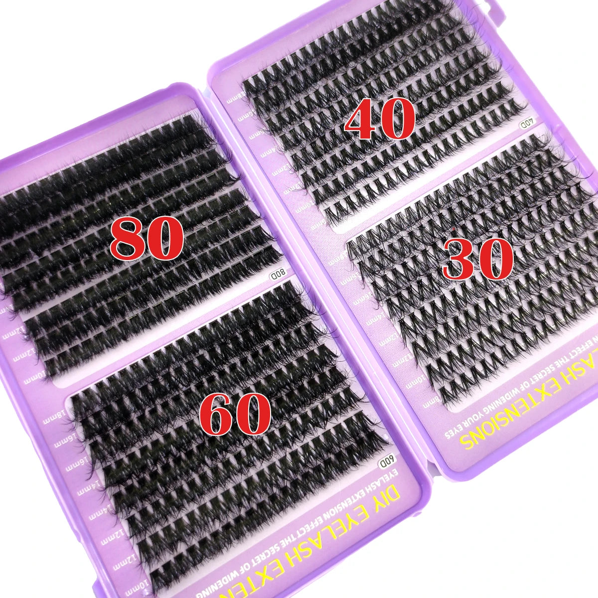 640pcs eyelash book single cluster false eyelashes 32rows 30P-200P Makeup Tools Faux Cils8-18mm dramatic eyelashe Mixed Tray ﻿