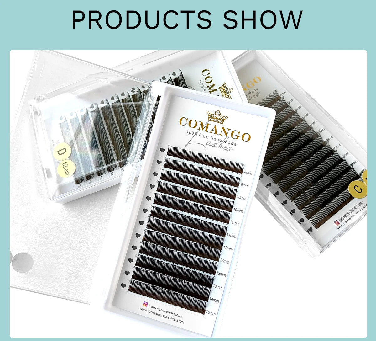 CoMango Wispy Sense Super Soft 5D Flora Fairy Lashes Extension Natural Korean Makeup False Eyelashes Silk Mink Cluster Lashes