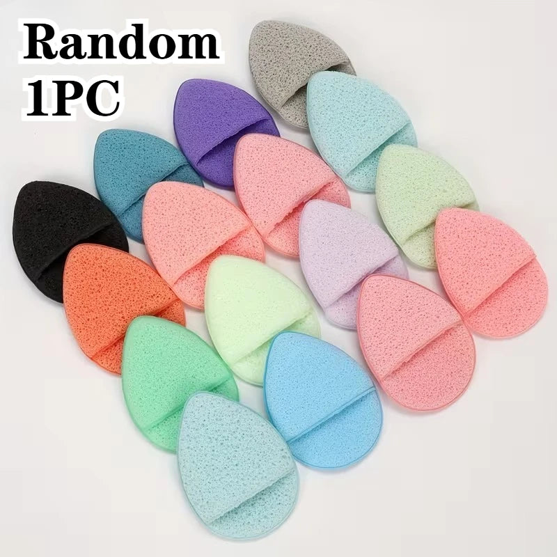 1-50PCS Compressed Wood Pulp Facial Sponges Flower Shape Exfoliating Face Cleanser Pads Makeup Remover Skin Care