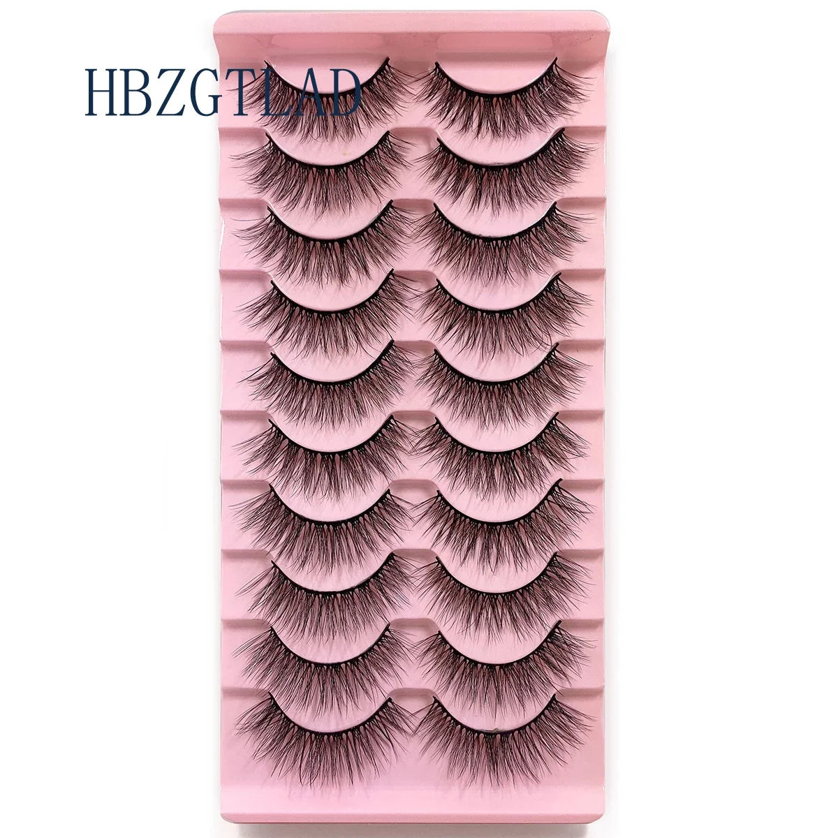 NEW 10 Pairs 100% Real Fake Mink Eyelashes 3D Natural False Eyelashes 3D Mink Lashes Soft Eyelash Extension Makeup Kit Cilios H1