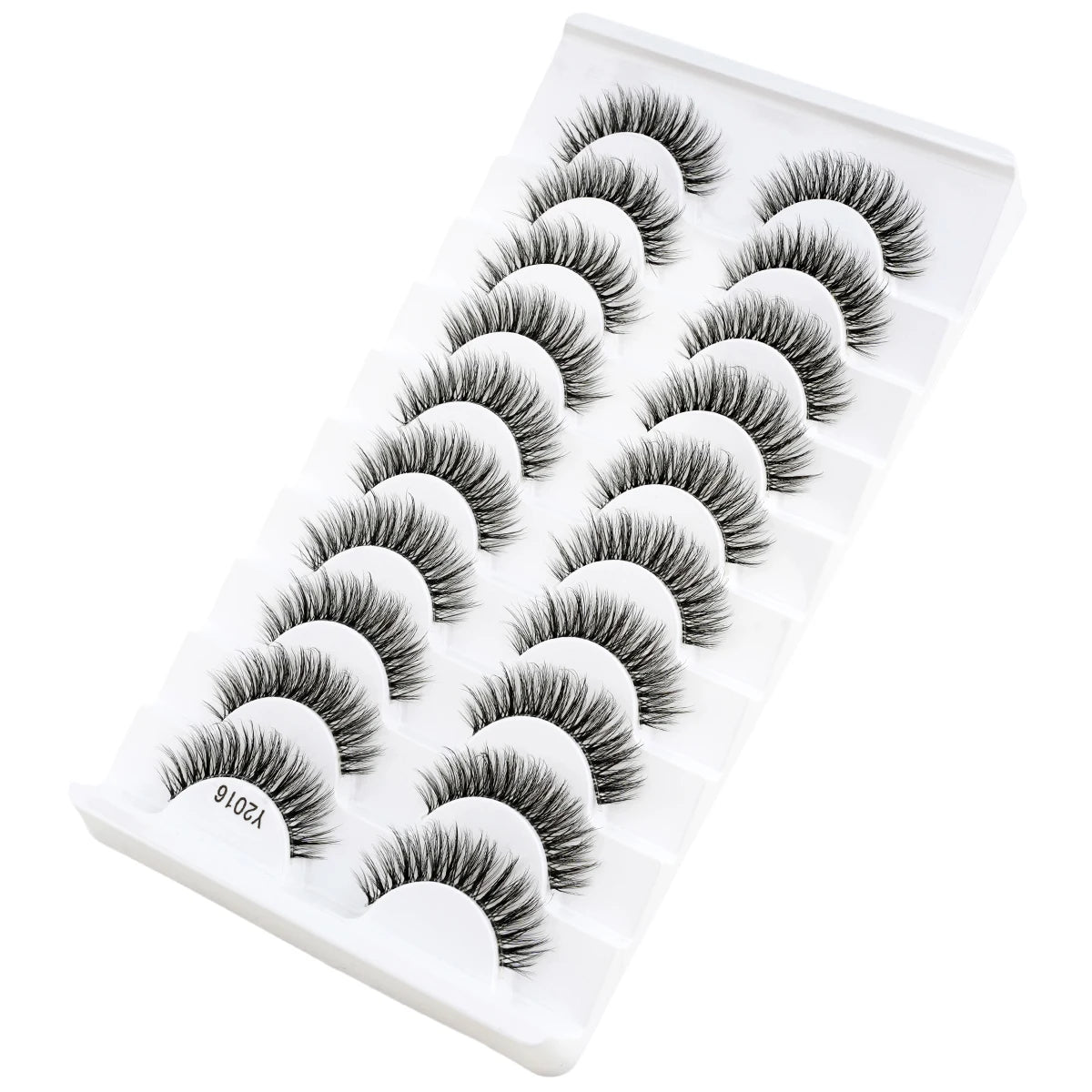 SHIDISHANGPIN False Lashes Extension 3/10 Pairs 3D Mink Eyelash Half Lashes Natural Cat Eye Eyelashes Makeup Faux Cils Fake Lash