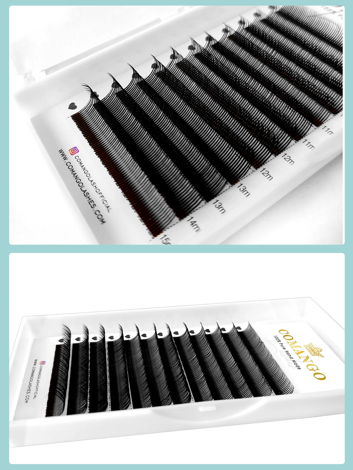 CoMango Wispy Sense Super Soft 5D Flora Fairy Lashes Extension Natural Korean Makeup False Eyelashes Silk Mink Cluster Lashes