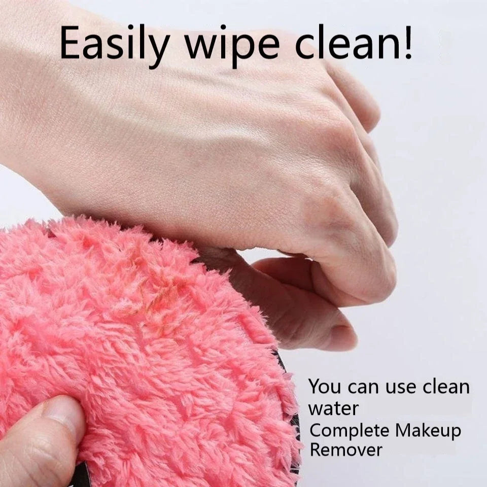 4pcs Makeup Remover Microfiber Cotton Pad Cosmetics Washable Makeup  Towel Cleaning Sponge Skin Care Tool Washcloth