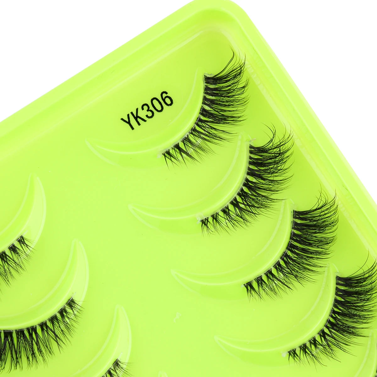 SHIDISHANGPIN False Lashes Extension 3/10 Pairs 3D Mink Eyelash Half Lashes Natural Cat Eye Eyelashes Makeup Faux Cils Fake Lash