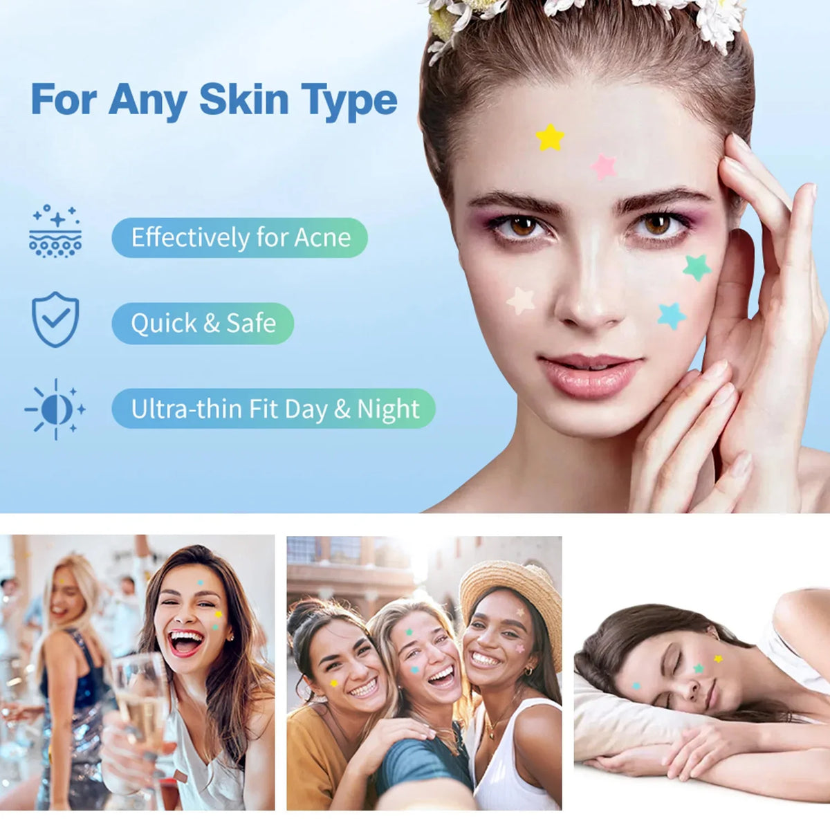 New Pimple Patch Acne Invisible Acne Removal Skin Care Stickers Concealer Face Spot Beauty Makeup Tools