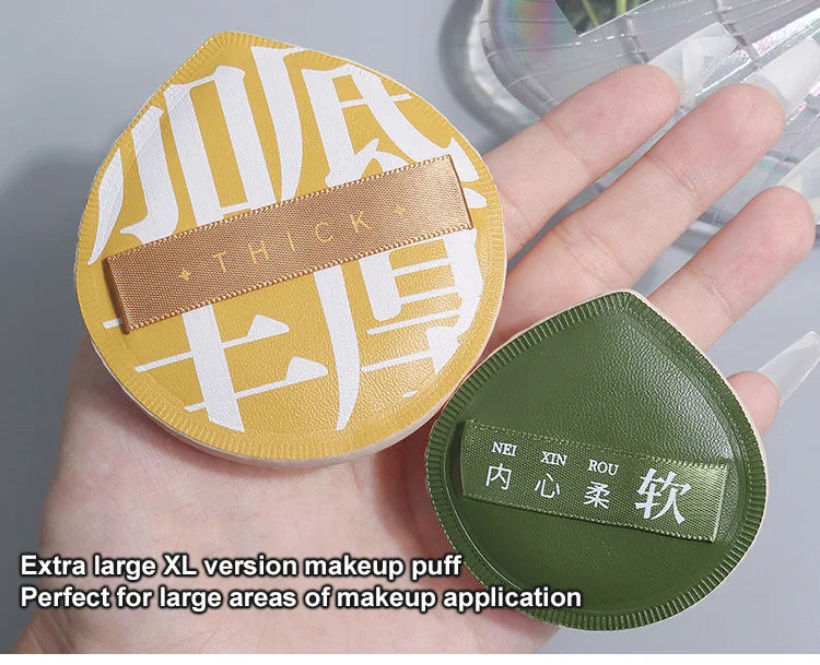 Ultra-thick Makeup Sponge Puff Beauty Powder Sponge Foundation Professional Soft Face Cosmetic Puff Base Makeup Beauty Tools Set