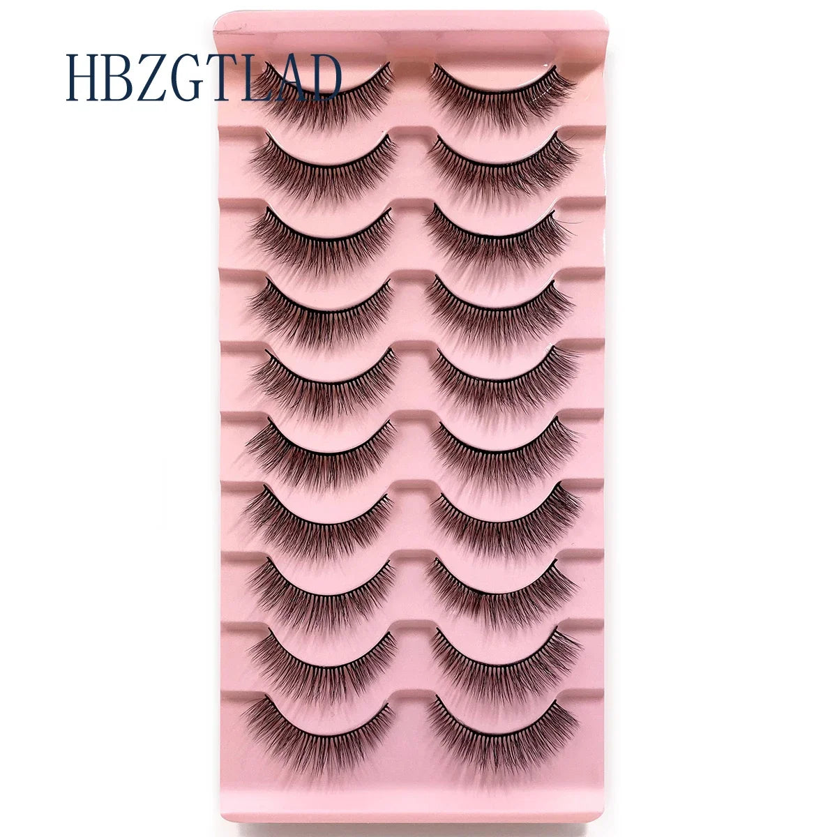 NEW 10 Pairs 100% Real Fake Mink Eyelashes 3D Natural False Eyelashes 3D Mink Lashes Soft Eyelash Extension Makeup Kit Cilios H1