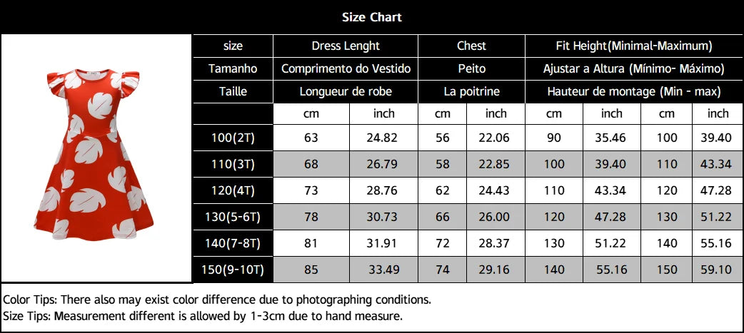 Cartoon Cute Movie Stittch Dress for Girls Role Playing Costume Stage Performance Halloween Carnival Children's Dress Up Gifts