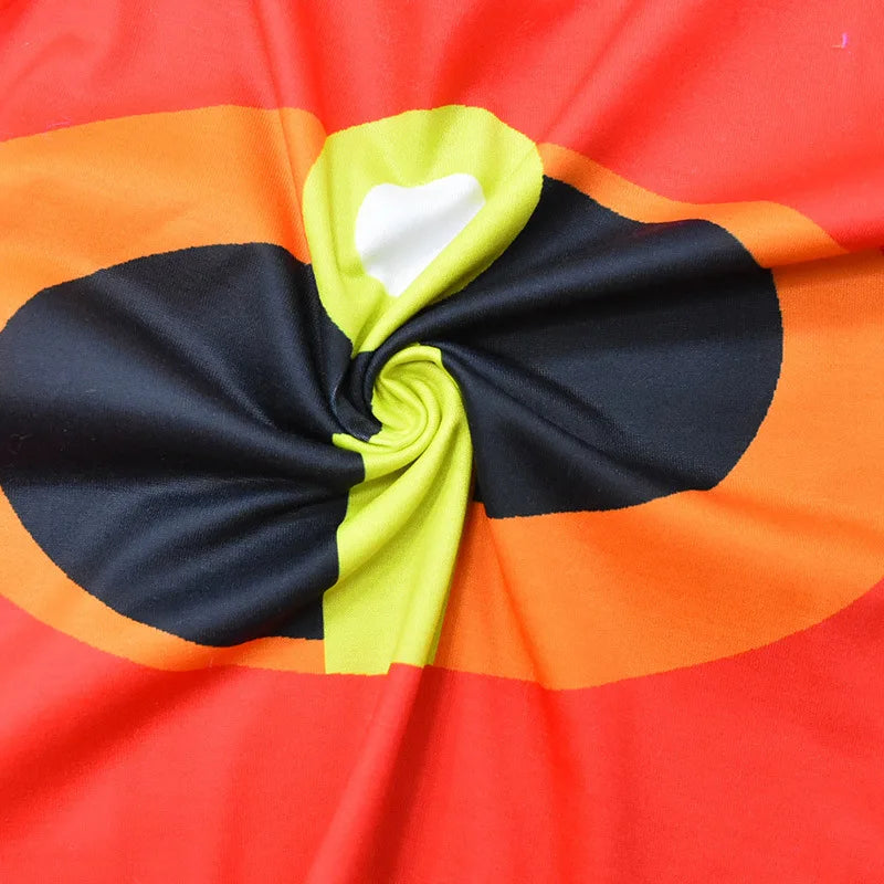 New Baby Kids The Incredibles Cosplay Costume Anime Red Set Halloween Costumes for Boys Girls Mask Cloak