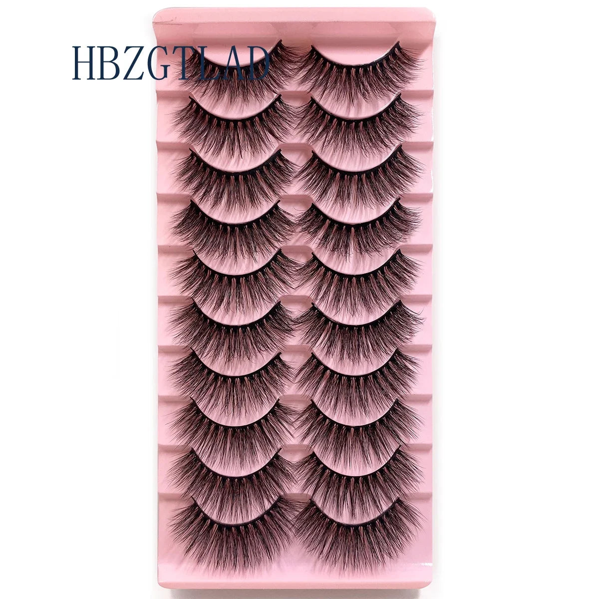 NEW 10 Pairs 100% Real Fake Mink Eyelashes 3D Natural False Eyelashes 3D Mink Lashes Soft Eyelash Extension Makeup Kit Cilios H1