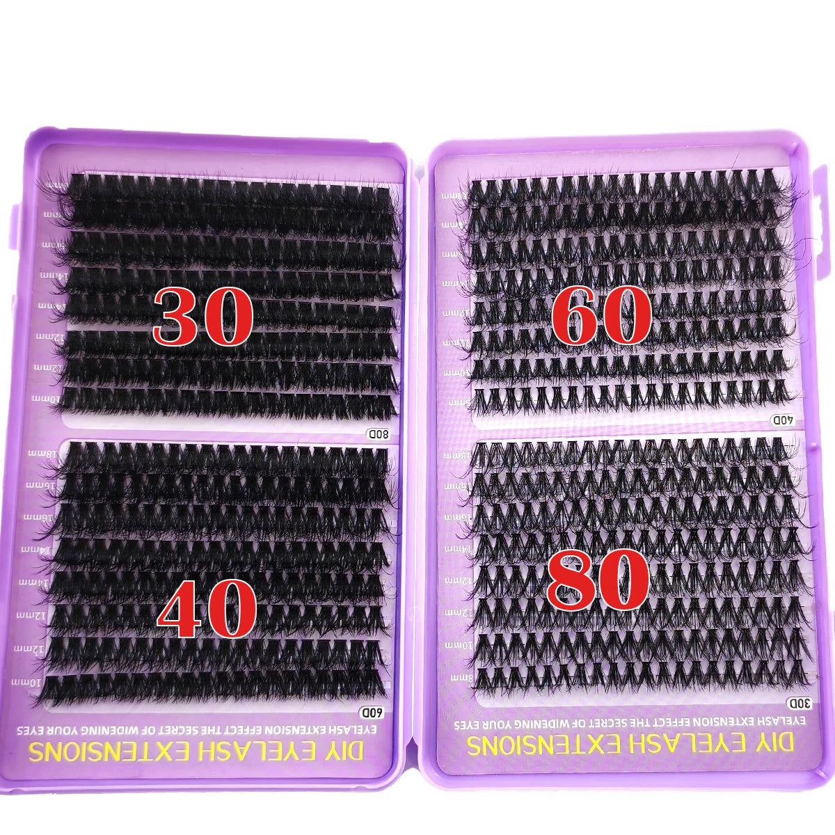 640pcs eyelash book single cluster false eyelashes 32rows 30P-200P Makeup Tools Faux Cils8-18mm dramatic eyelashe Mixed Tray ﻿