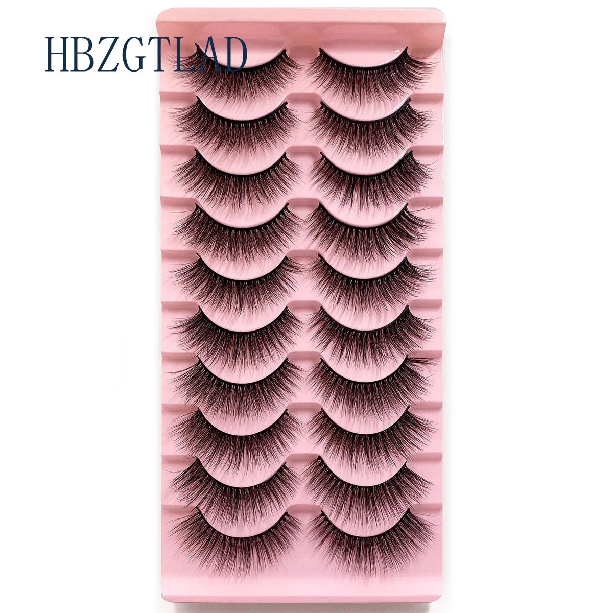 NEW 10 Pairs 100% Real Fake Mink Eyelashes 3D Natural False Eyelashes 3D Mink Lashes Soft Eyelash Extension Makeup Kit Cilios H1