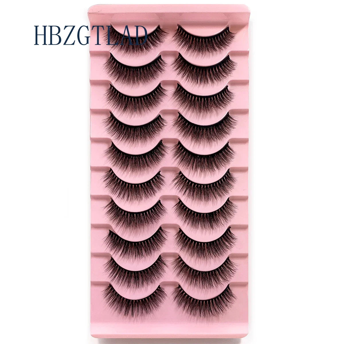 NEW 10 Pairs 100% Real Fake Mink Eyelashes 3D Natural False Eyelashes 3D Mink Lashes Soft Eyelash Extension Makeup Kit Cilios H1