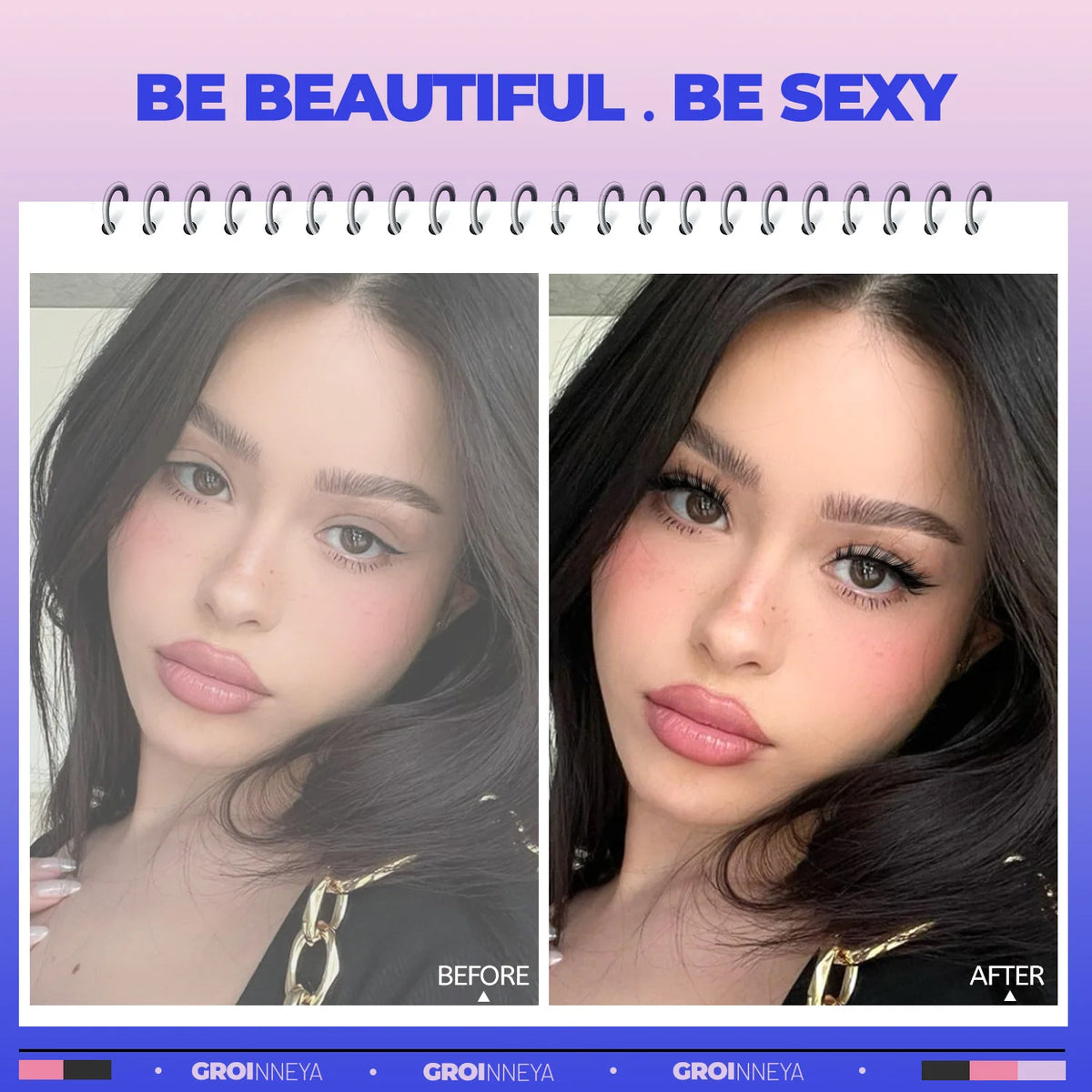 Veltrinay Cat Eye Lashes Manga Lahses Winged End Eye Elongated Eyelashes Faux Mink Natural Look Fake Lashes Makeup