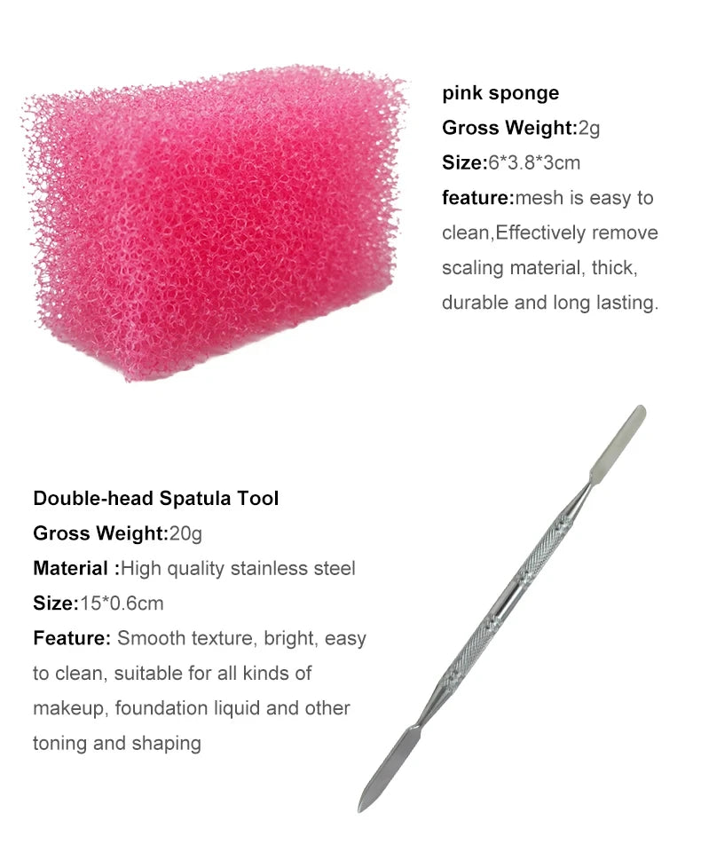 SFX Makeup Kit Scars Wax Halloween Special Effects Stage Fake Wound Skin Wax with Spatula Stipple Sponge Fake Wood Special